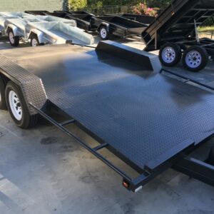 14×6’6″ Tandem Car Carrier – Beaver Tail – Semi Flat – Albury/Wodonga