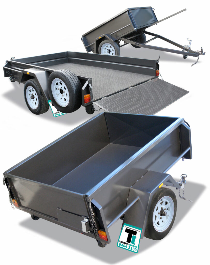 Single Tipper Golf Buggy Trailers